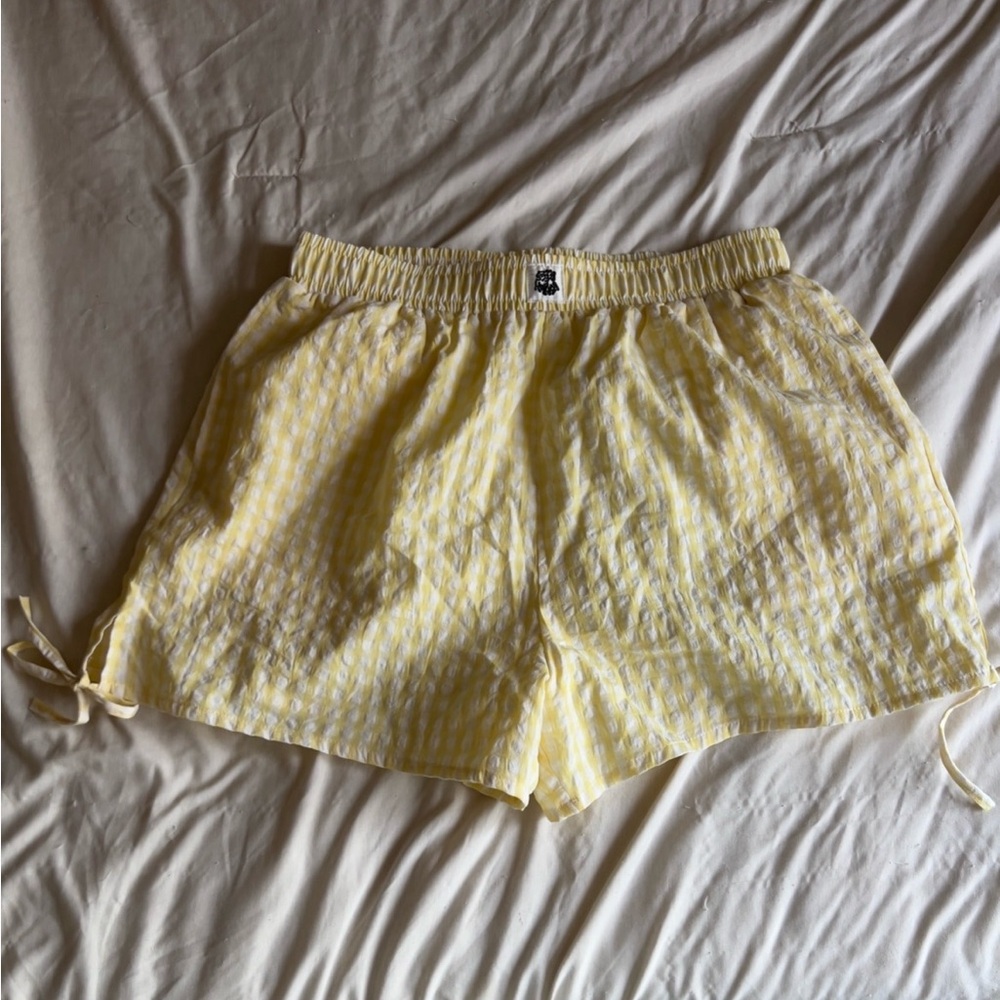 Sunny Yellow High Waist Women's Shorts